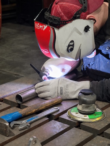 ARC SLEEVE en environnement industriel